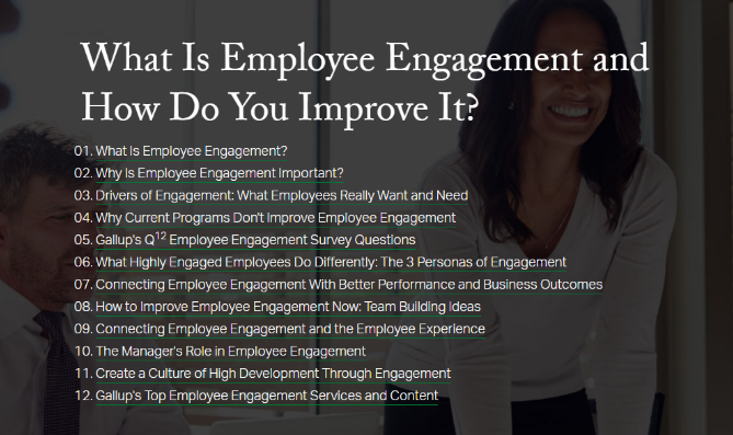 qué es el engagement del empleado